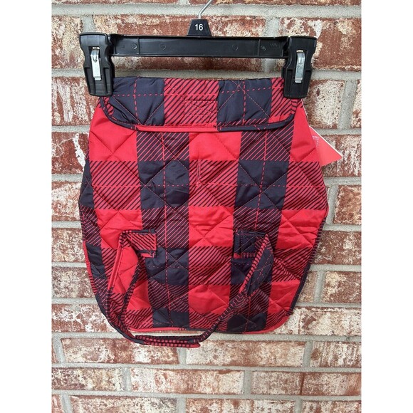 St John’s Bark Quality Pet Apparel Dog Quilted Jacket Coat Red Plaid Small - Picture 8 of 10